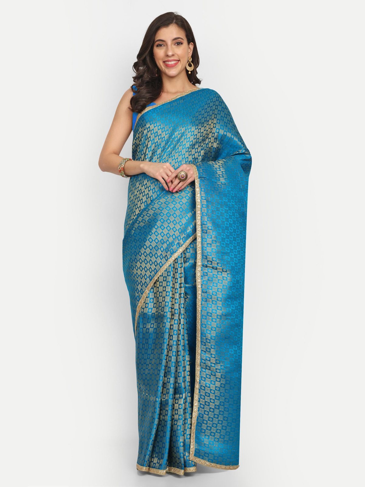 Blue Silk Saree